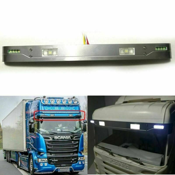 1/14 for Tamiya RC Scania R470 R620 Metal Top Head LED Light Bar Light Strip