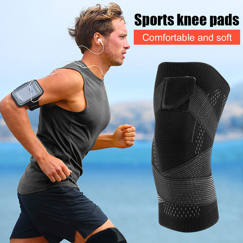 #A Elastic Bandage Sports Knee Pads Band Comfortable Nylon Squats Knee Brace Pad