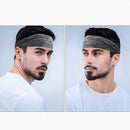 Women Men Elastic Headband Breathable Sweat Absorption Headdress (Blue) Newly