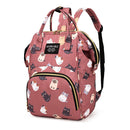 Fashion Women Printing Mummy Diaper Bag Nappy Large Handbag (Cartoon Cats)