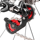 MUQZI MTB Road Bike Rear Derailleur Ceramic Pulley Guide Wheel (Red 11T) Newly