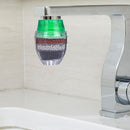 House Tap Water Purifier Activated Carbon Remove Rust Faucet Filter (Green)