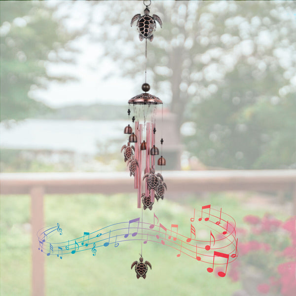 Yard Decor Outdoors Birthday Gifts Chimes Wind Tortoise Sea Turtle Garden