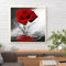 5D DIY Full Round Drill Diamond Painting Red Rose Mosaic Rhinestone Drawing