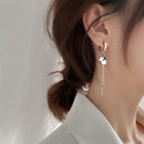 Girls Boho Dangle Drop Earrings Multilayer Drop Long Tassel Earrings Wafer