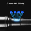 Super Bright Zoom Flashlight Powerful Flashlight Dual Switch Torch Camping Lamp