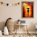 5D DIY Full Round Drill Diamond Painting Street Lamp Lovers Kit Home Art Decor