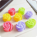 Muffin Jelly Chocolate Cup Cake Mold Rose Flower Cookie Silicone Baking Mould
