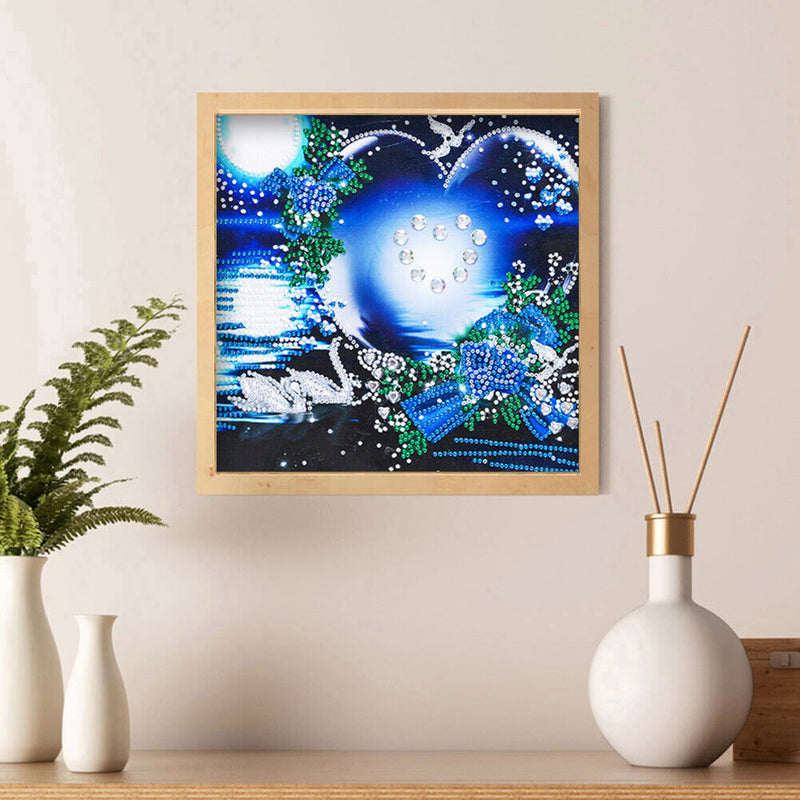 Love the swan 5D DIY Partial Special Shape Drill Diamond Painting