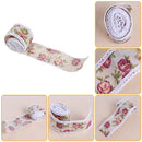 1m/roll Beautiful Flower Hessian Burlap Lace Wedding Decor Cake Runners Newly