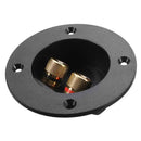 Terminal Connectors Subwoofer Round Boxes with 2 Banana Jack Stereo Plug