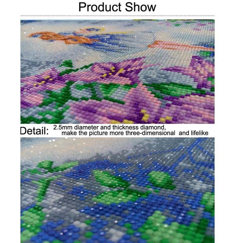 Embroidery 5D Diamond Painting Diamond Painting Kits Part Drill Cross Stitch