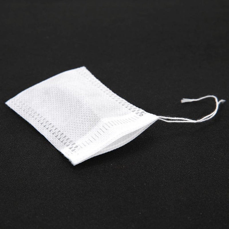 100pcs Empty Scent Drawstring Tea Bag Seal Filter Herb Spice Pouch (5x7cm)