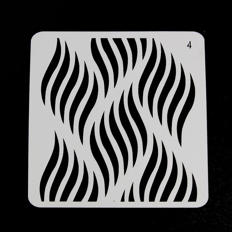 Theme Hollow Tip Ruler Embossing Template DIY Photo Album Drawing Tools
