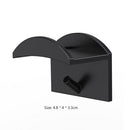 5pcs Baseball Hat Holder Snapback Cap Wall Headphone Hanger Hooks (Black) Newly