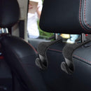 Car Back Seat Hook Rhinestones Handbag Auto Headrest Hanger Holder (Black) Newly
