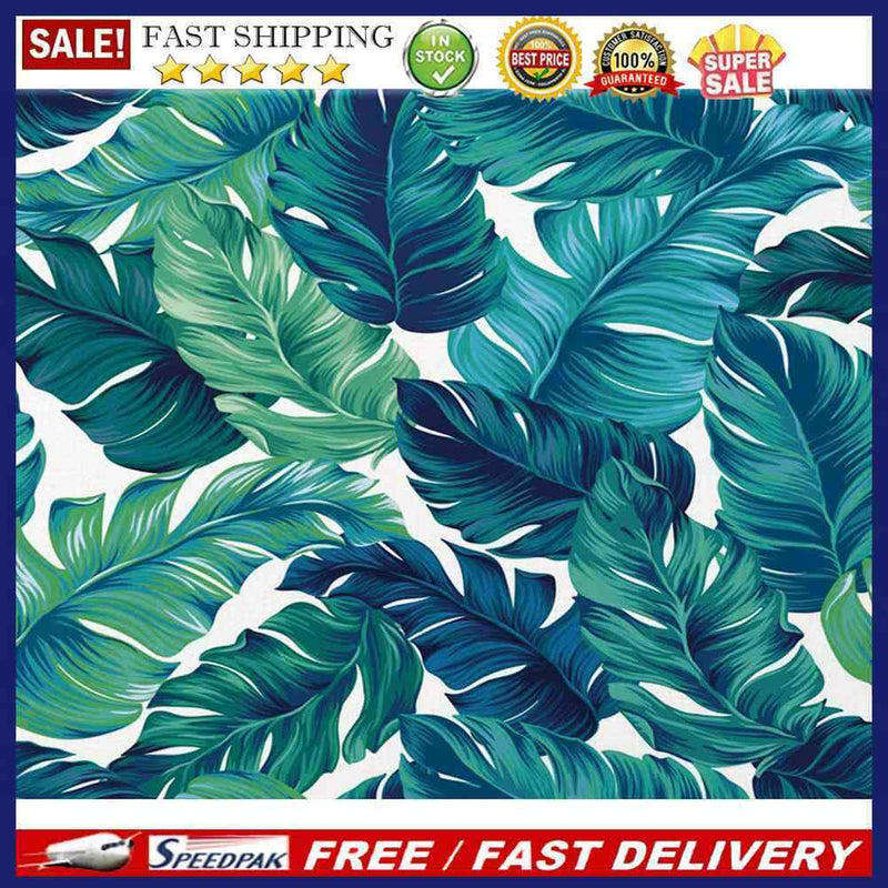 Tropical Leaves Oil Paint By Numbers Kit DIY Handpainted on Canvas Wall Unframed