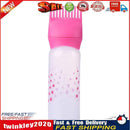 50oz Empty Hair Dye Applicator Brush Bottle Color Dispensing Comb (Pink) Newly