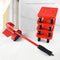 5pcs Furniture Mover Tool Set Furniture Transport Lifter Stuffs Roller Wheel Bar