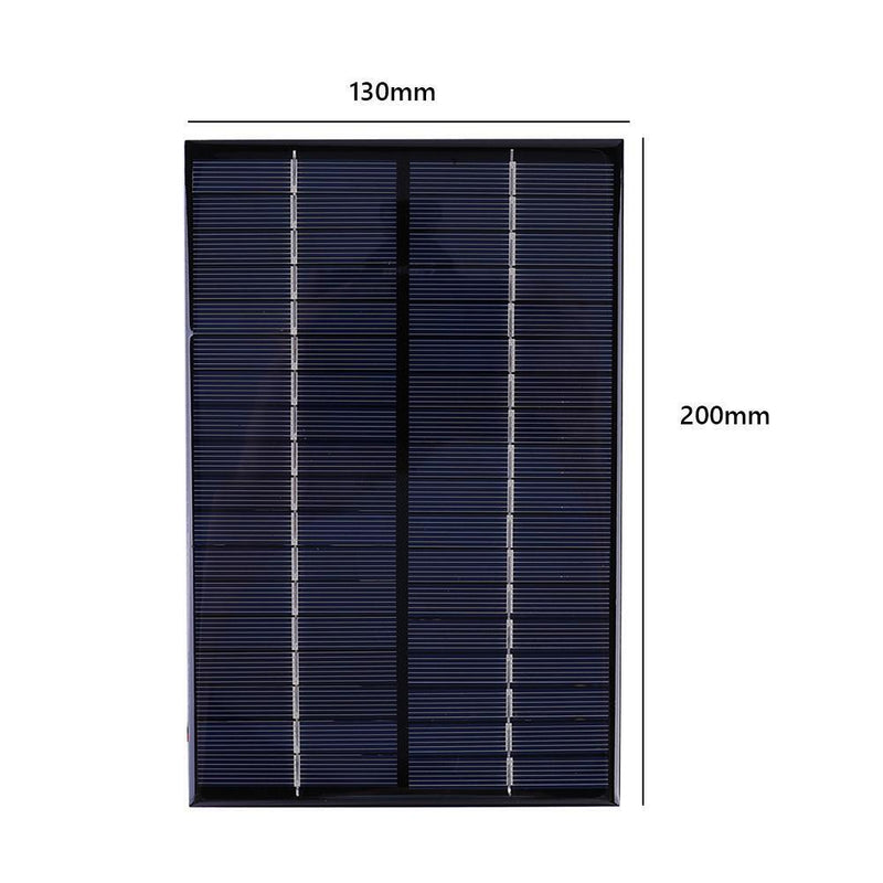 Waterproof Solar Panel 8W 18V Polycrystalline Board Portable DIY Solar Cell