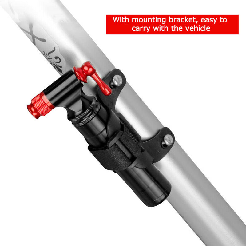Bike Inflator Aluminum Alloy Bicycle Pump Lightweight for Bike Ball Accessories