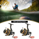 Mini Spinning Fishing Reel Metal Sea Fishing Lure Saltwater Fishing Wheel 5.2/1
