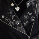 Spells Dripping Oil Punk Cartoon Enamel Pins Brooch Badge Clothes Lapel Pin