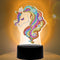 DIY Special Shaped Diamond Painting LED Light Horse Animal Embroidery Night Lamp