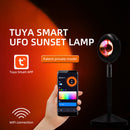 RGB 16 Colors UFO Sunset Lamp App Control Angle Adjustable Home Projector Newly
