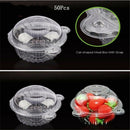 Round Cake Holders Boxes Cases Set Reusable Muffin Cup Plastic Cupcake