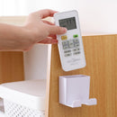 Wall Holder Storage Box Remote Control Mobile Phone Plug Organizer (White) Newly