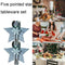 Christmas Stars Tableware Cutlery Holder Silverware Table Bags Decors Fork P8T4