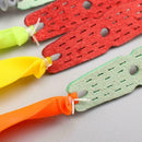 10Pc Flat Elastic Rubber Band Outdoor Slingshot Replacement For Catapult W6B2