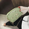 Lace Flower Shoulder Handbags Women Chain PU Leather Crossbody Bags (Green)