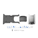 For TRX4 RC Crawler Car Rear Chassis Board Fuel Tank Shell Set