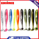 10pcs 7cm 2g Worm Fishing Lures Artificial Crankbait Swimbait Soft Baits