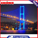 Night Bridge Oil Painting By Numbers DIY Acrylic Canvas Hand Painted Home Decor