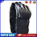 2pcs Boxing Gloves Muay Thai Training Half Finger Gloves (Tiger Claw Black)