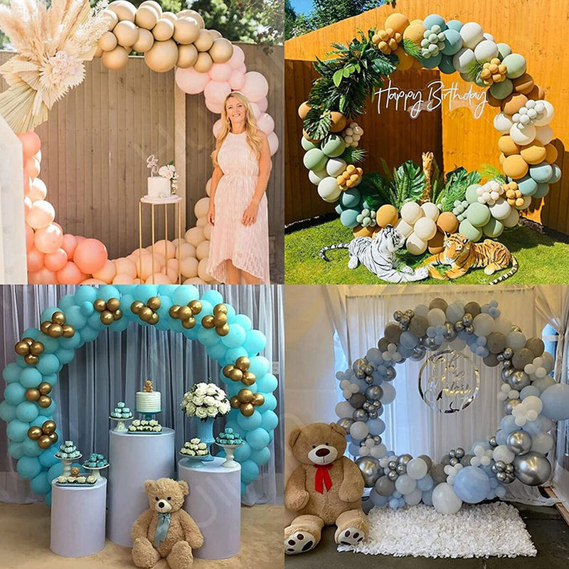Balloon Circle Frame Hoop Stand Round Backdrop Garland Holder (100cm) Newly