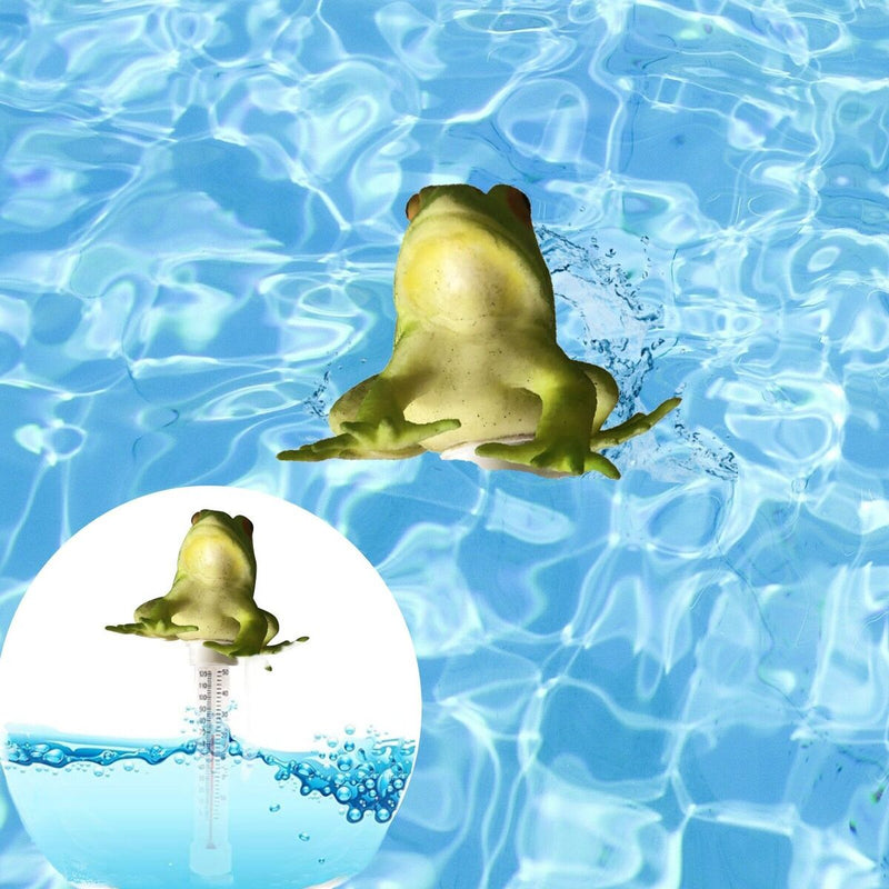 Floating Pool Thermometer Pool Accessories for Water Temperature (Frog)