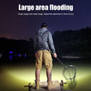 USB COB LED Headlamp Outdoor Waterproof Headlight Torch w/ Charger Adapters