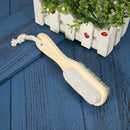Wooden Pumice Stone Foot Massage Brush Feet Exfoliating Remover Scrubber Tool