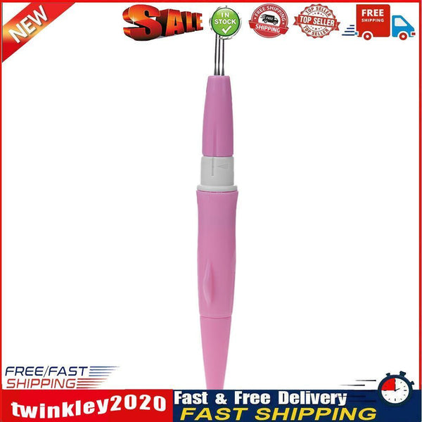 Needle Felting Handle Holder with 3 Needles Wool Embroidery DIY Tool(Pink) Newly