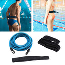 Swim Training Exercise Belts Rope Swimming Harness Resistance Band (Blue) Newly