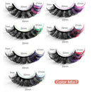 Individual Eyelashes False Eyelahes DD Curl 8D Mink Lashes Mixed 7 Color