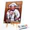 Oil Paint By Numbers Cook Frameless Picture Craft Kits for Home Living Room