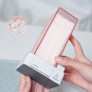 #A Desktop Makeup Cosmetic Cotton Pad Pull Out Dispenser Automatic Organizer Hol