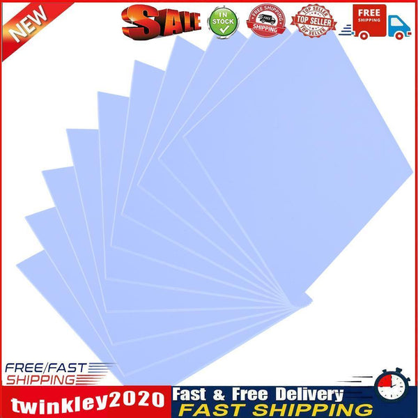 100x100mm Silicone Thermal Pad Sheet Computer CPU Graphics Chip Heat Sink Newly