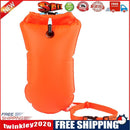 Outdoor Safety Swimming Buoy Waterproof Swim Float Bag for Rafting (Orange)