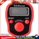 LCD Display Finger Counter LED Luminous Electronic Tally Counter (Red) Newly